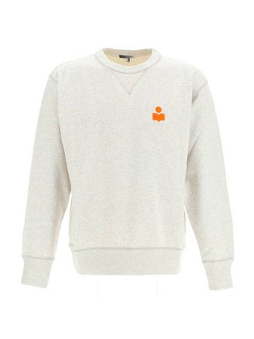 Mike Logo Sweatshirt White - ISABEL MARANT - BALAAN 1