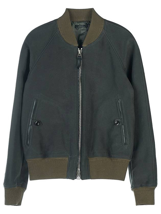 Bomber Jacket Khaki - TOM FORD - BALAAN.