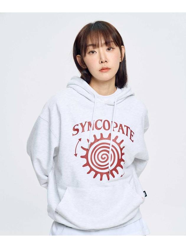 Helix symbol hood _ Melange gray - MOO - BALAAN 1