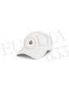 Unisex Logo Patch Baseball Cap Hat White 3B00041 V0006 211 - MONCLER - BALAAN 2