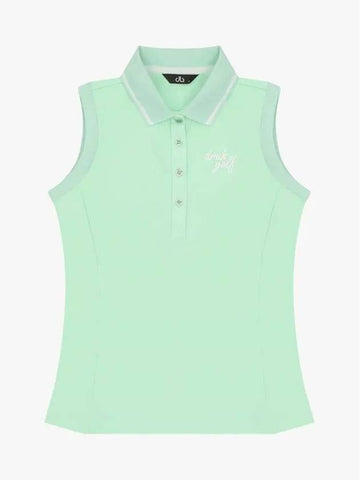 Drew Women s Solid Yokoeri Sleeveless DF42ST09 NG - DRUH GOLF - BALAAN 1