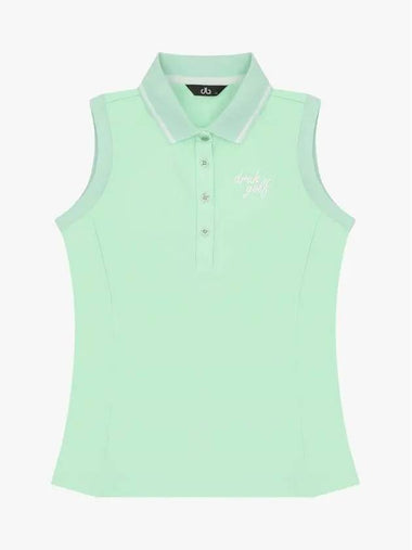 Drew Women s Solid Yokoeri Sleeveless DF42ST09 NG - DRUH GOLF - BALAAN 1