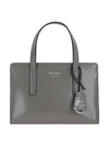 Re-Edition 1995 Brushed Leather Hand Mini Bag Grey - PRADA - BALAAN 1