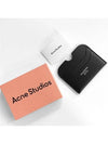 Silver Logo Card Wallet Black - ACNE STUDIOS - BALAAN 7