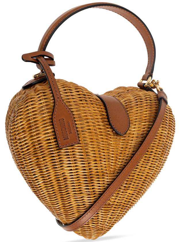 Moschino Heart-shaped Handbag, Women's, Brown - MOSCHINO - BALAAN 4