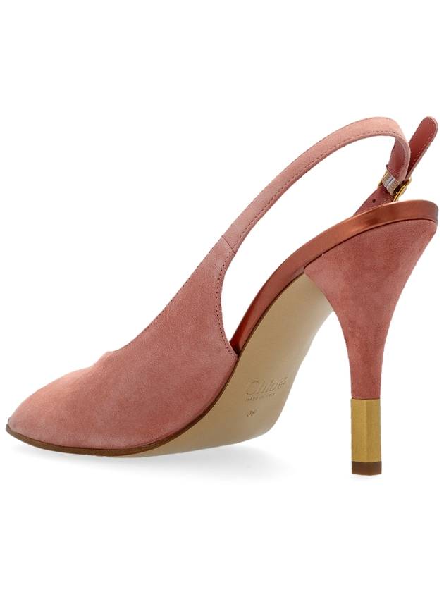 Chloé Heeled Shoes Flower, Women's, Pink - CHLOE - BALAAN 5