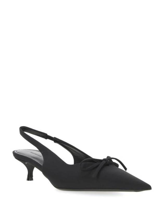 Knife Bow Slingback Heel Black - BALENCIAGA - BALAAN 3