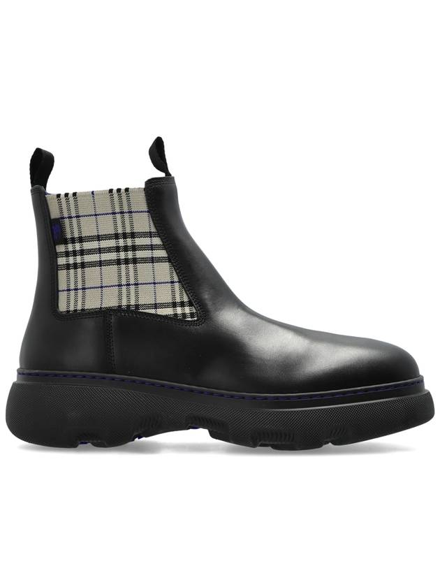 Creeper Low Chelsea Boots Black - BURBERRY - BALAAN 2