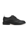 Men's Classic Long Wing Brogue Lace Up Brogue Shoes Black - THOM BROWNE - BALAAN 3