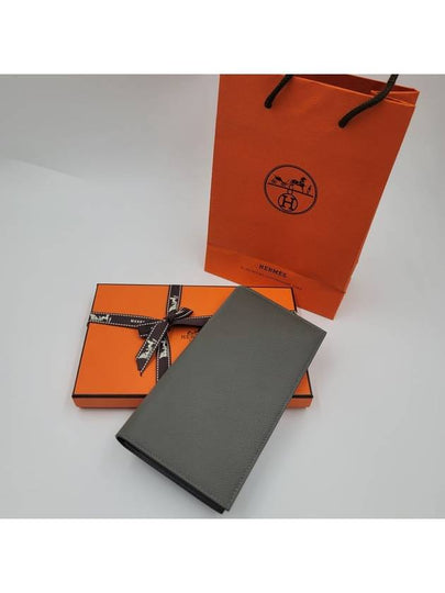 Citizen Twill Long Wallet Grey - HERMES - BALAAN 2