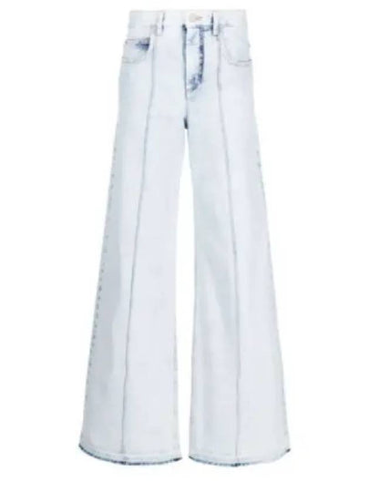 Noldy Denim Wide Jeans Light Blue - ISABEL MARANT - BALAAN 2