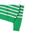 Striped Half Zip Knit Top Green - THE GREEN LAB - BALAAN 10