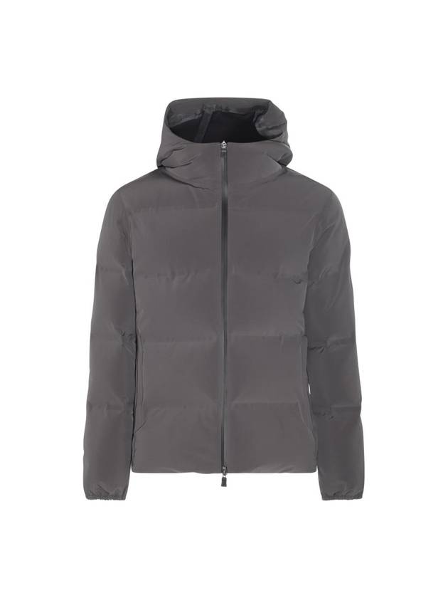 Hooded Down Padding Dark Grey - HERNO - BALAAN 1