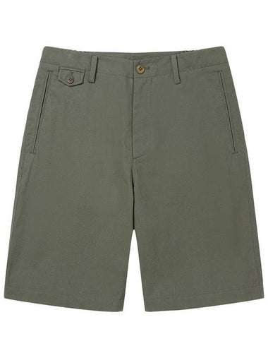 Cotton No Tuck Shorts Khaki - SOLEW - BALAAN 1