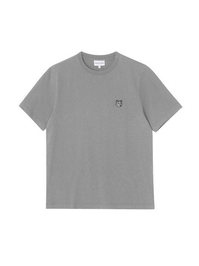 Bold Fox Head Patch Comfort Short Sleeve T-Shirt Grey - MAISON KITSUNE - BALAAN 2