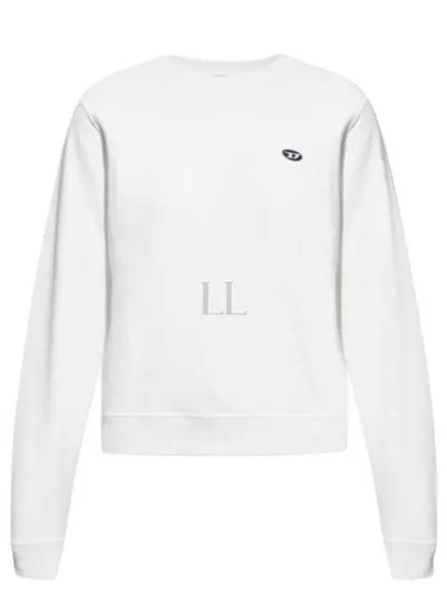 ReGGy Doval D Logo Patch Sweatshirt White - DIESEL - BALAAN 2