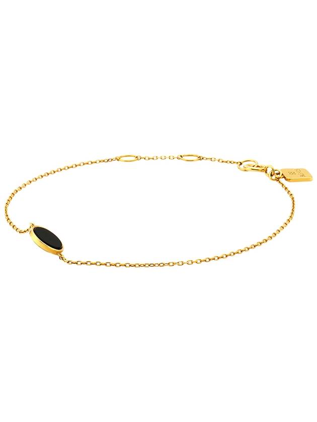 Roca Mini Round Onyx Bracelet Gold - BE/GINS - BALAAN 9