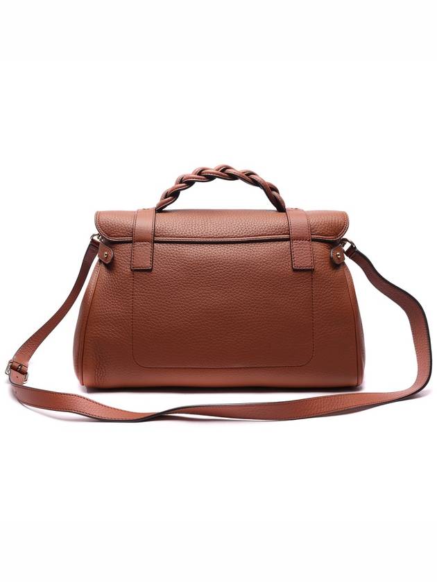 Alexa Medium Heavy Grain Tote Bag Chestnut - MULBERRY - BALAAN 5