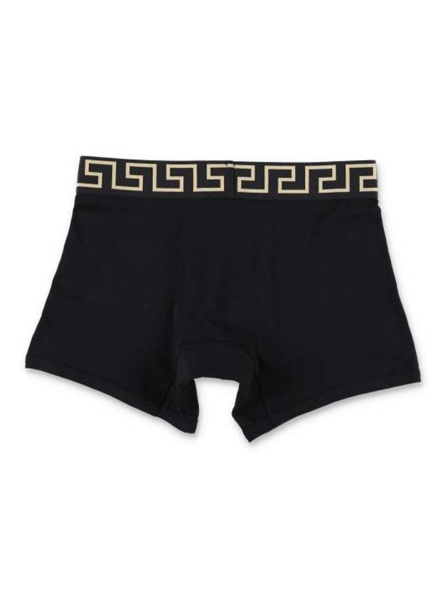 Men's Greca Waist Band Boxer Briefs 2 Pack Black - VERSACE - BALAAN 4