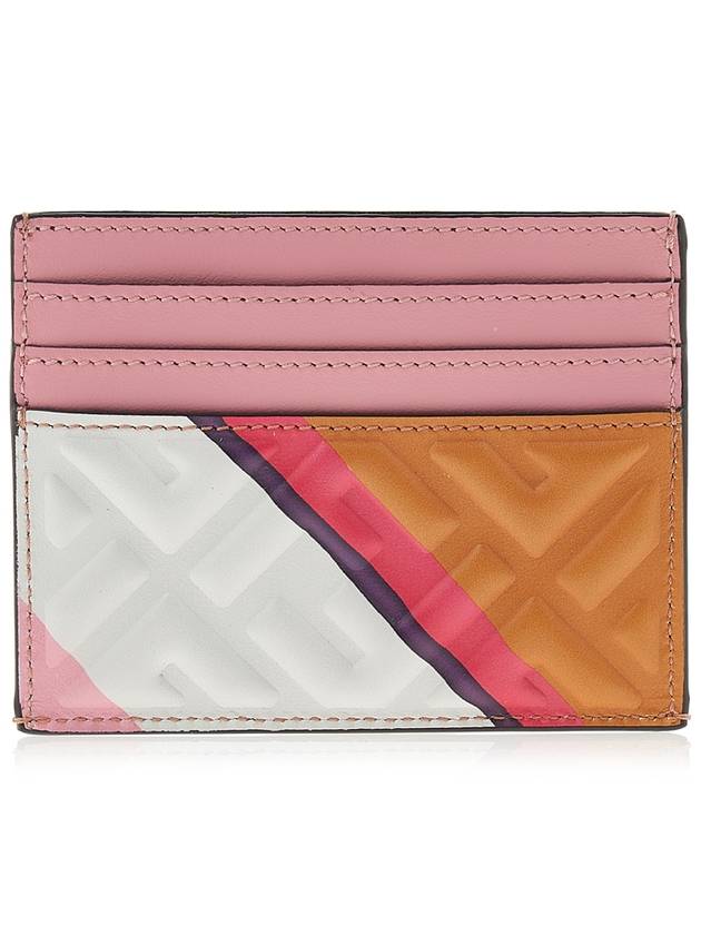 Embossed Leather Card Wallet - FENDI - BALAAN 4