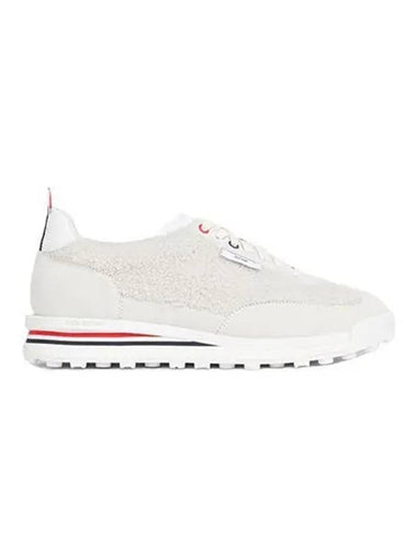 Sneakers Men Shearling Tech Runner White - THOM BROWNE - BALAAN 1