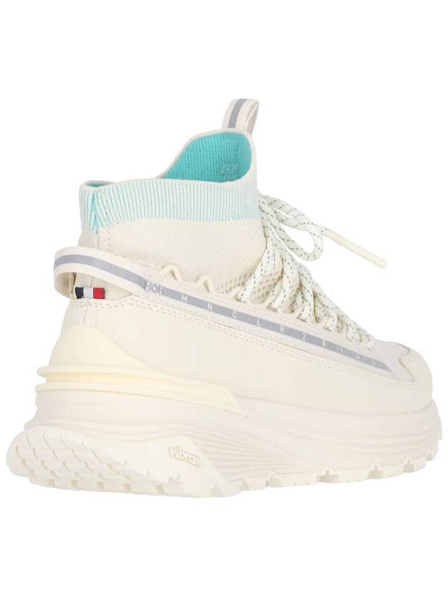 Monte Runner High Top Sneakers Soft White - MONCLER - BALAAN 5