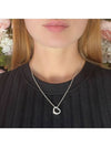 Silver Open Heart Necklace Elsa Peretti 16mm Necklace 29667233 - TIFFANY & CO. - BALAAN 8