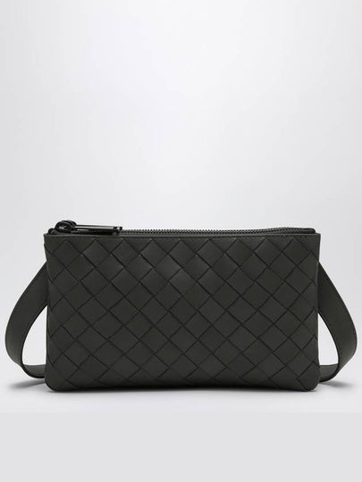 Triple Zipper Cross Bag Grey - BOTTEGA VENETA - BALAAN 2