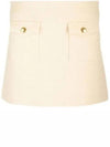 Bandeau Boutis Cotton A-Line Skirt Creme - CELINE - BALAAN 2