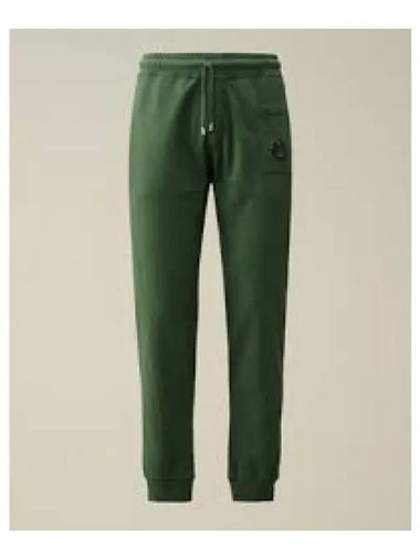 Light Fleece Track Pants Green - CP COMPANY - BALAAN 1