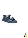 Dioract Strap Lambskin Sandals Midnight Blue - DIOR - BALAAN 2