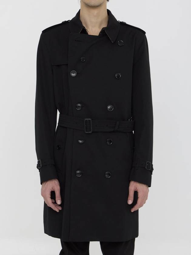 Kensington Heritage Trench Coat Black - BURBERRY - BALAAN 2