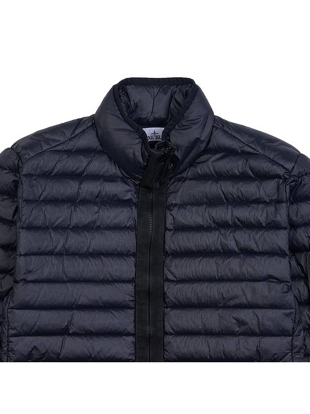 Men's Wappen Patch Padded Jacket Navy - STONE ISLAND - BALAAN 4