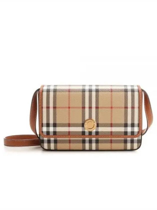 Hampshire Check Cross Bag Archive Beige - BURBERRY - BALAAN 2