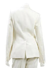 Stella McCartney INGRID tuxedo jacket ivory 457137 SFB18 9503 - STELLA MCCARTNEY - BALAAN 4