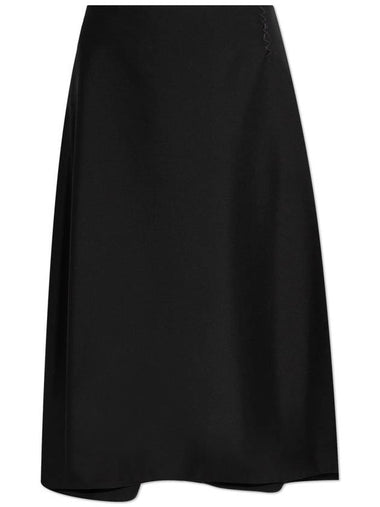 Marni Skirt With Decorative Stitching, Women's, Black - MARNI - BALAAN 1