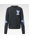 Chunky Wool Blend Pullover Volcanic Ash 1AGJH2 - LOUIS VUITTON - BALAAN 2