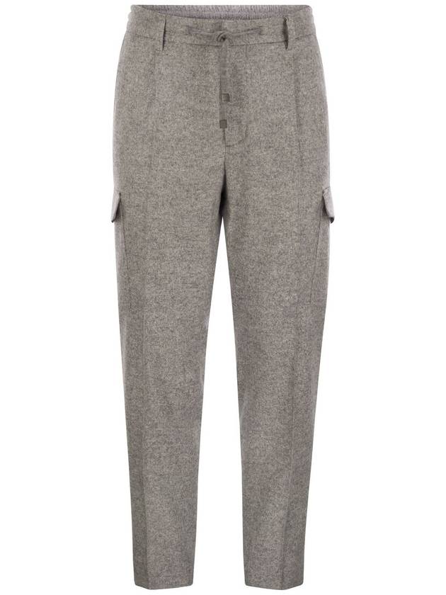 Wool, silk and cashmere jogger trousers - PESERICO - BALAAN 1