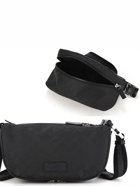 GG Fabric Waist Bag Black - GUCCI - BALAAN 2