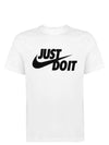 Swoosh Short Sleeve T-Shirt White - NIKE - BALAAN 1