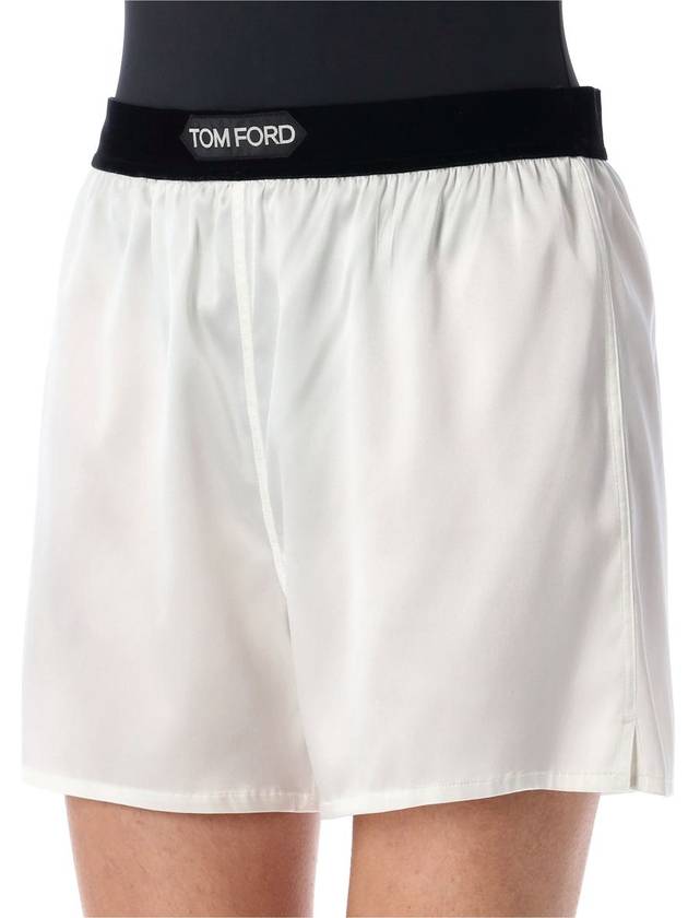 Tom Ford Stretch Silk Satin Boxer Shorts - TOM FORD - BALAAN 3