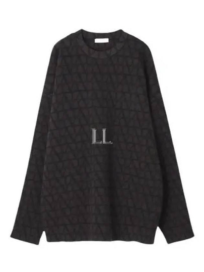 Toile Iconographe Wool Crew Neck Knit Top Brown - VALENTINO - BALAAN 2