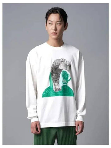 Ronan Bouholec Long Sleeve T Shirt White Domestic Product GM0024080580388 - ISSEY MIYAKE - BALAAN 1