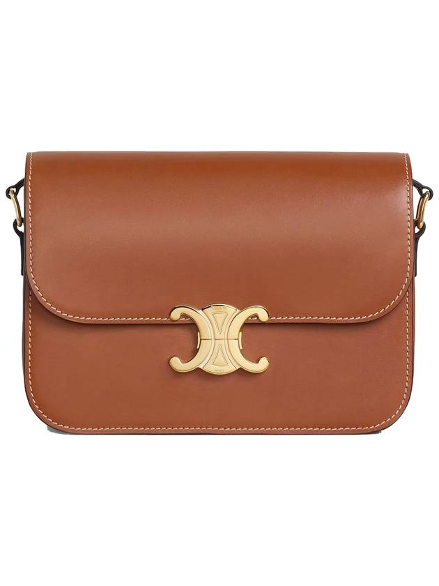 Triomphe Medium Calfskin Shoulder Bag Tan - CELINE - BALAAN 2