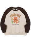 Together bear raglan sweatshirt beige brown - CPGN STUDIO - BALAAN 3