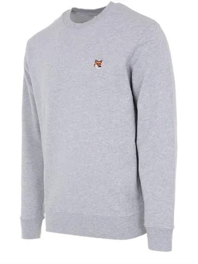 Fox Head Patch Regular Sweatshirt Light Grey Melange - MAISON KITSUNE - BALAAN 3