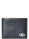 Gancini Half Wallet Navy - SALVATORE FERRAGAMO - BALAAN 2