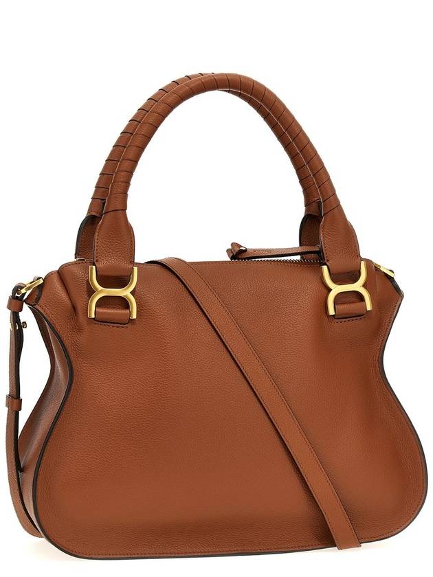 Marcie Grained Leather Tote Bag Tan - CHLOE - BALAAN 3