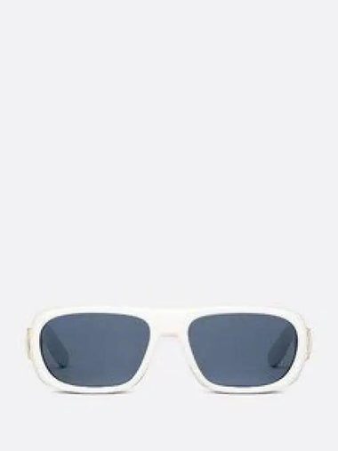 24 LADYS1IXR 95B0 White Square Sunglasses - DIOR - BALAAN 1