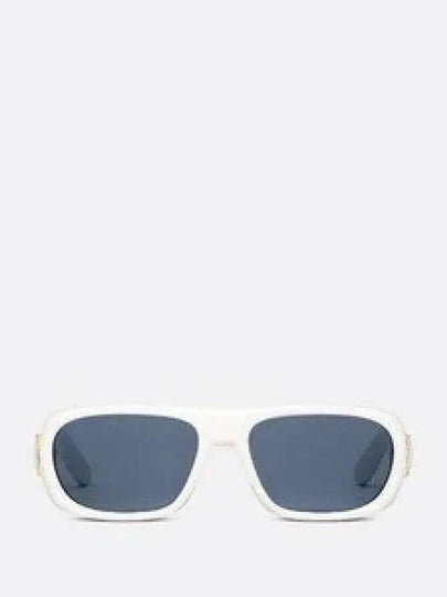 24 LADYS1IXR 95B0 White Square Sunglasses - DIOR - BALAAN 1